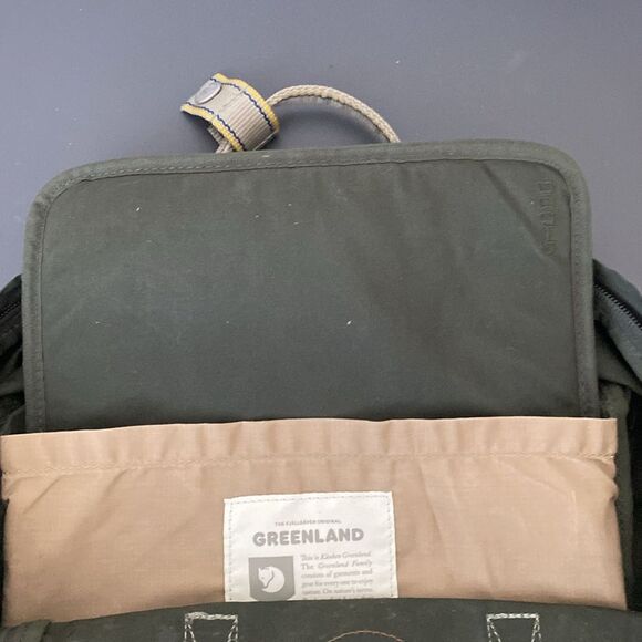Fjallraven Kanken Dark Olive Green Padded 15” Laptop Backpack - Picture 8 of 11